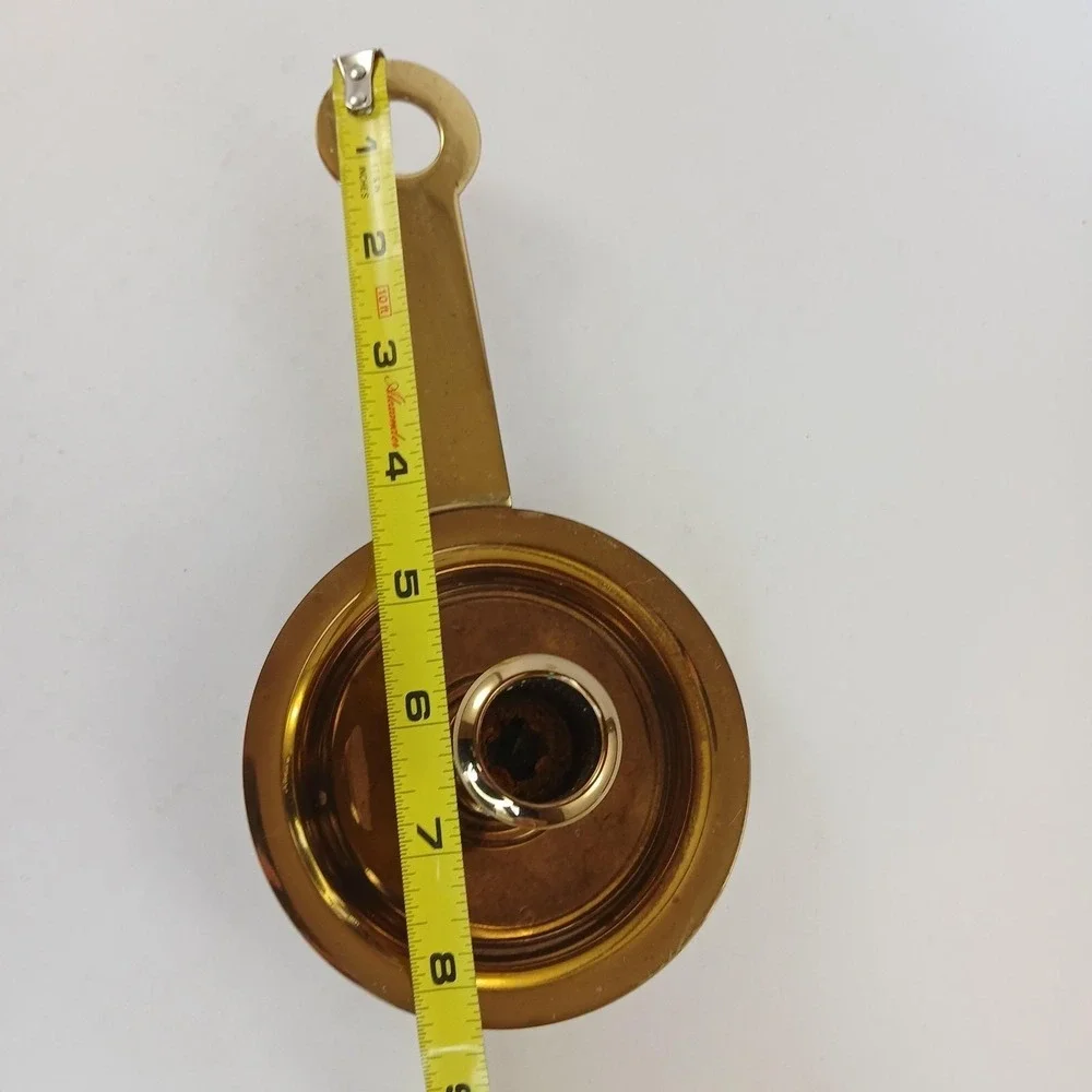 Vintage Baldwin Brass Skillet Chamberstick Candlestick‎ 8